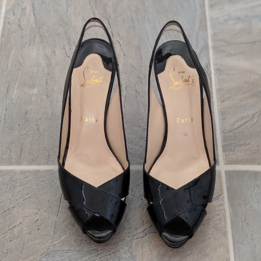 Christian Louboutin patent leather heels